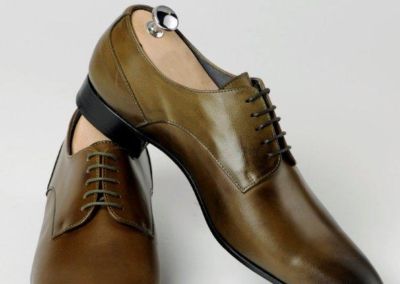 9685 kaki patiné - Chaussures personnalisables en cuir - Caralys Nice - Alpes Maritimes (06)
