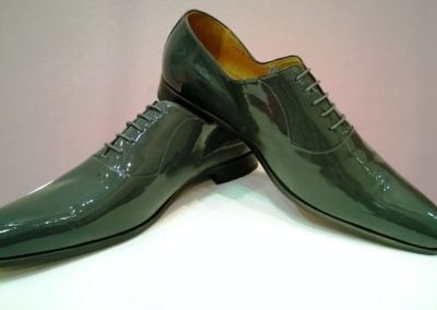 9828 gris foncé vernis - Chaussures personnalisables en cuir - Caralys Nice - Alpes Maritimes (06)