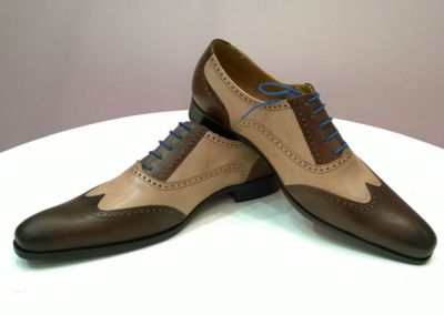 beige-marron - Chaussures personnalisables en cuir - Caralys Nice - Alpes Maritimes (06)