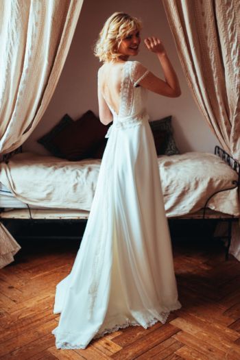 Robe de mariée bohème CharlotteELSA GARY - Caralys Nice