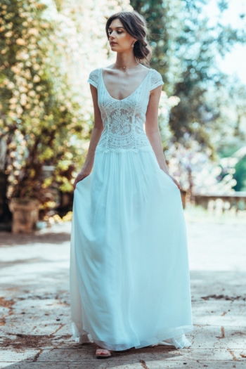 Robe de mariée rétro Amour Toujours Elsa Gary