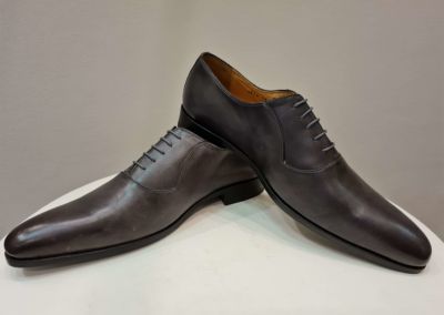 Chaussures personnalisables cuir gris