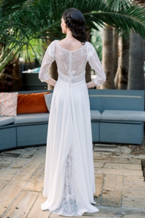 Robe de mariée rétro champêtre Irrésistible Irina Elsa Gary